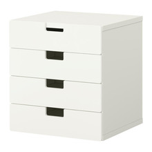 [이케아] STUVA Storage Combination with Drawers (60x50x64cm, White) 698.887.13  - 마켓비