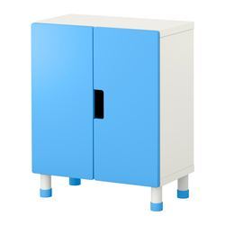 [이케아] STUVA Storage Combination with Doors (60x30x75cm, Blue) 698.874.26 - 마켓비