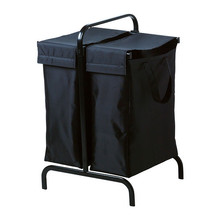[이케아] MULIG Laundry Bag with Stand (65L, Black) 602.331.05 - 마켓비